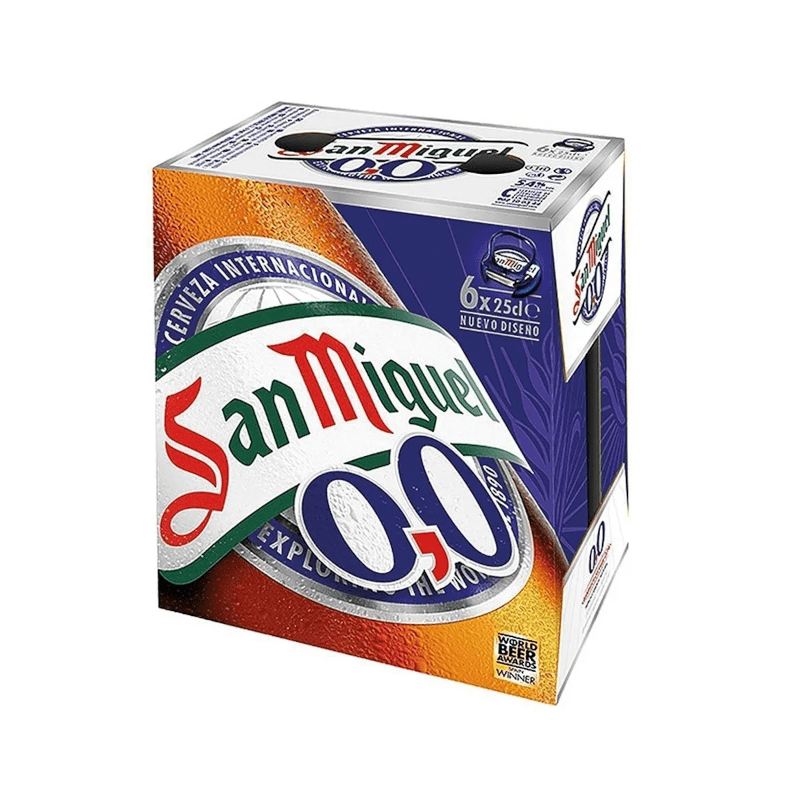 Cerveza San Miguel 00 Bot 0.0 pack
