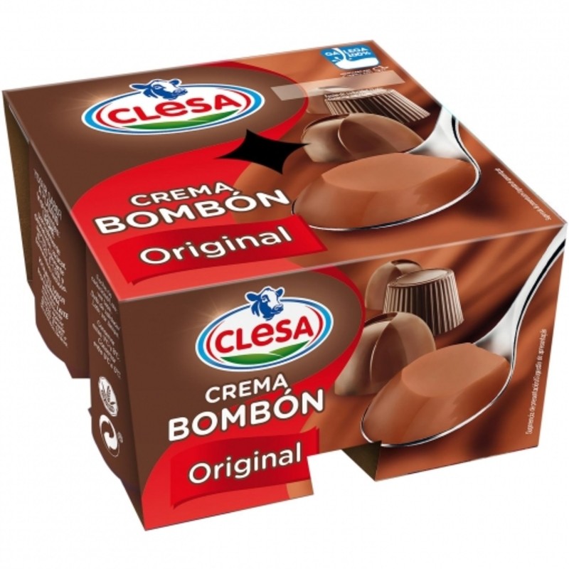 Crema bombón Clesa pack-4