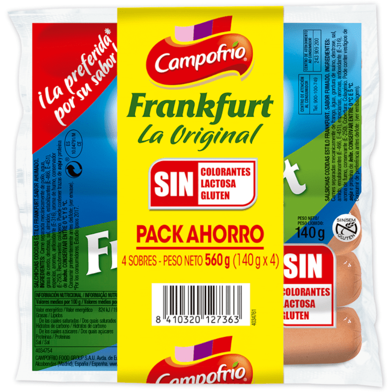 Salchichas Frankfurt Campofrio