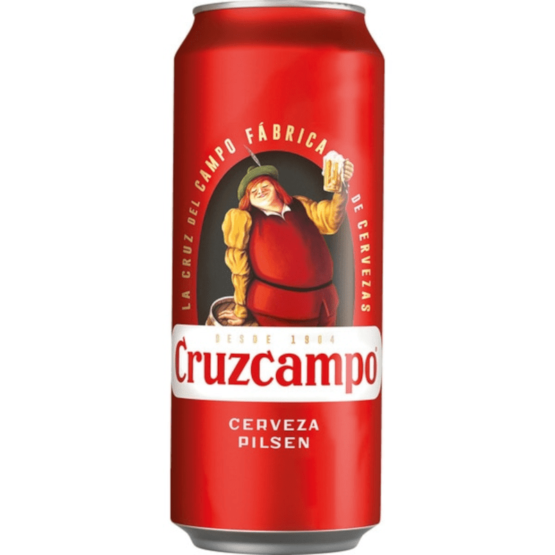 Cerveza Cruzcampo 1/2 litro lata