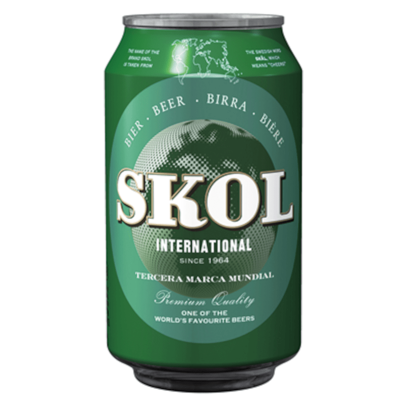 Cerveza Skol lata
