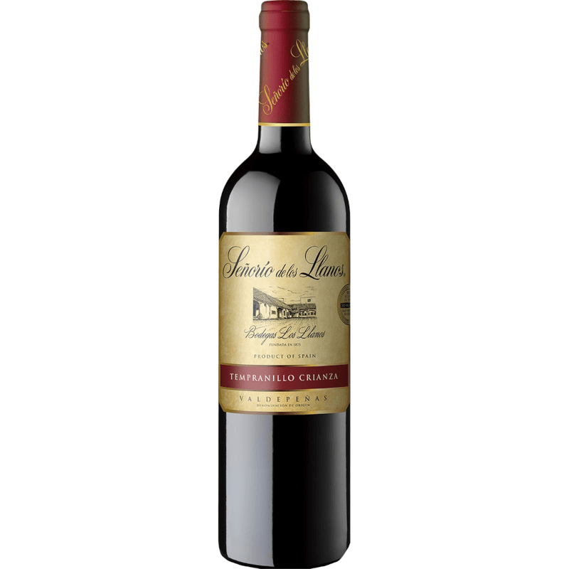 Vino tinto Valdepeñas crianza